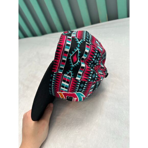 San Antonio Spurs Hat Cap Snapback New Era 9Fifty NBA Hardwood Classics Aztec - Picture 6 of 7